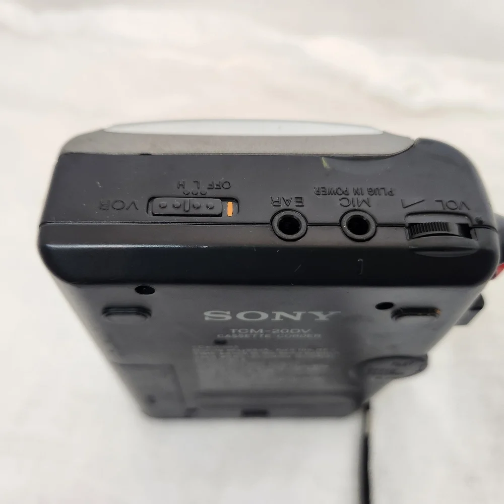 Sony TCM-20DV Pressman Portable Cassette Recorder Wrist Strap